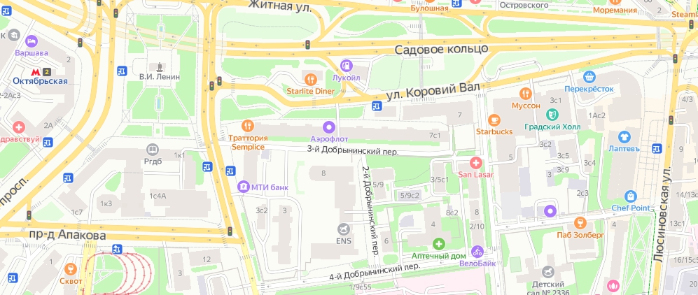 Карта офиса